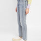 Women's 70s Blue Flared Fit High Rise Jeans - 8ed13242-1c77-4b9f-b060-30f8a7ee531a View