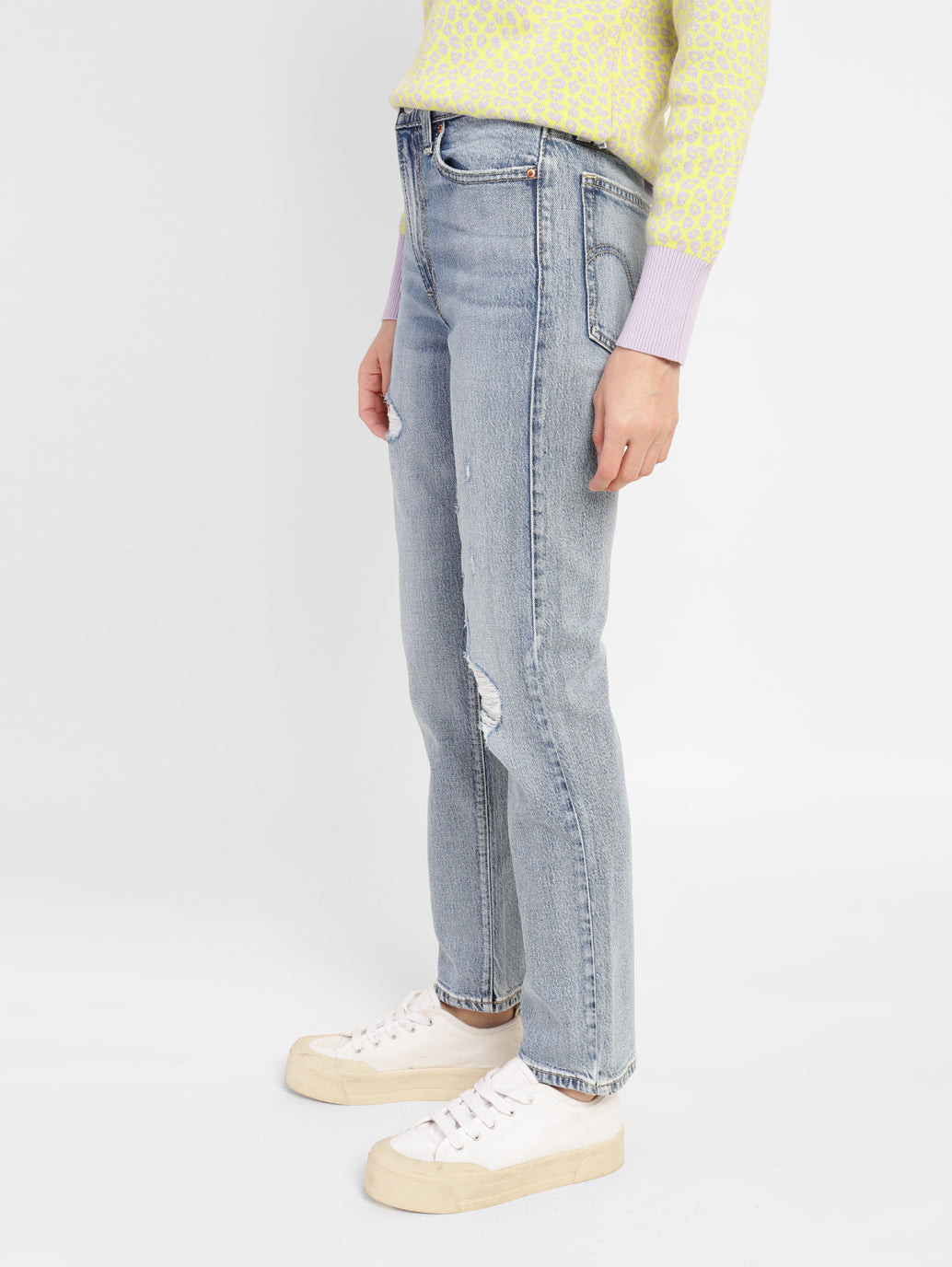 Women's 70s Blue Flared Fit High Rise Jeans - 8ed13242-1c77-4b9f-b060-30f8a7ee531a View
