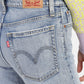 Women's 70s Blue Flared Fit High Rise Jeans - 7adb0fd2-acaf-46d3-a3db-720ab8302491 View