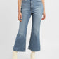 Women's 70s Blue Flared Fit High Rise Jeans - cb231604-ac27-4399-82c6-49bd0563c2f8 View