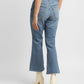 Women's 70s Blue Flared Fit High Rise Jeans - b216631a-9287-4e48-9726-4cc0b3e2e5e4 View