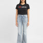 Women's 70s Blue Flared Fit High Rise Jeans - d3fe214f-a3c4-4281-bf2a-2b78a33e0ab1 View