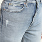 Women's 70s Blue Flared Fit High Rise Jeans - ba387bcf-411c-4498-99e8-9dd82d3e31d0 View