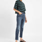Women's 70s Blue Straight Fit High Rise Jeans - 6fbdf3b9-5eba-4cbb-8e40-1579b1cc9a24 View