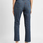Women's 70s Blue Straight Fit High Rise Jeans - 90462c2a-ac75-46f2-8620-b7acc5975398 View