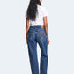 Women's 501'90 Blue Straight Fit High Rise Jeans - 049c9a05-a70c-4e6a-be3b-2e7aca6ffdec View