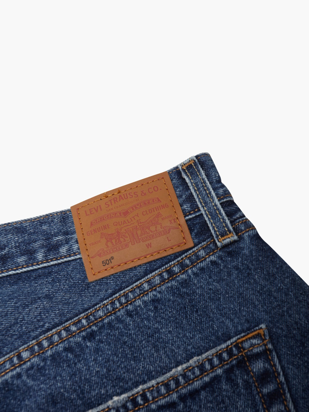 Women's 501'90 Blue Straight Fit High Rise Jeans - dc7739ce-26f3-4406-b8dd-2b27ff6370fb View