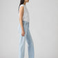 Women's 501'90s Light Indigo Straight Fit Mid Rise Jeans - Side View