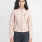 Women's Solid Band Neck Jackets - 172b14cb-b14b-4101-b0e9-ece6aa6a0036 View