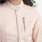 Women's Solid Band Neck Jackets - 4258e070-4dc8-4f65-ba18-3d9746a7ae34 View