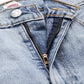 Women's Blue Wedgie Straight Fit High Rise Jeans - A250400214 View