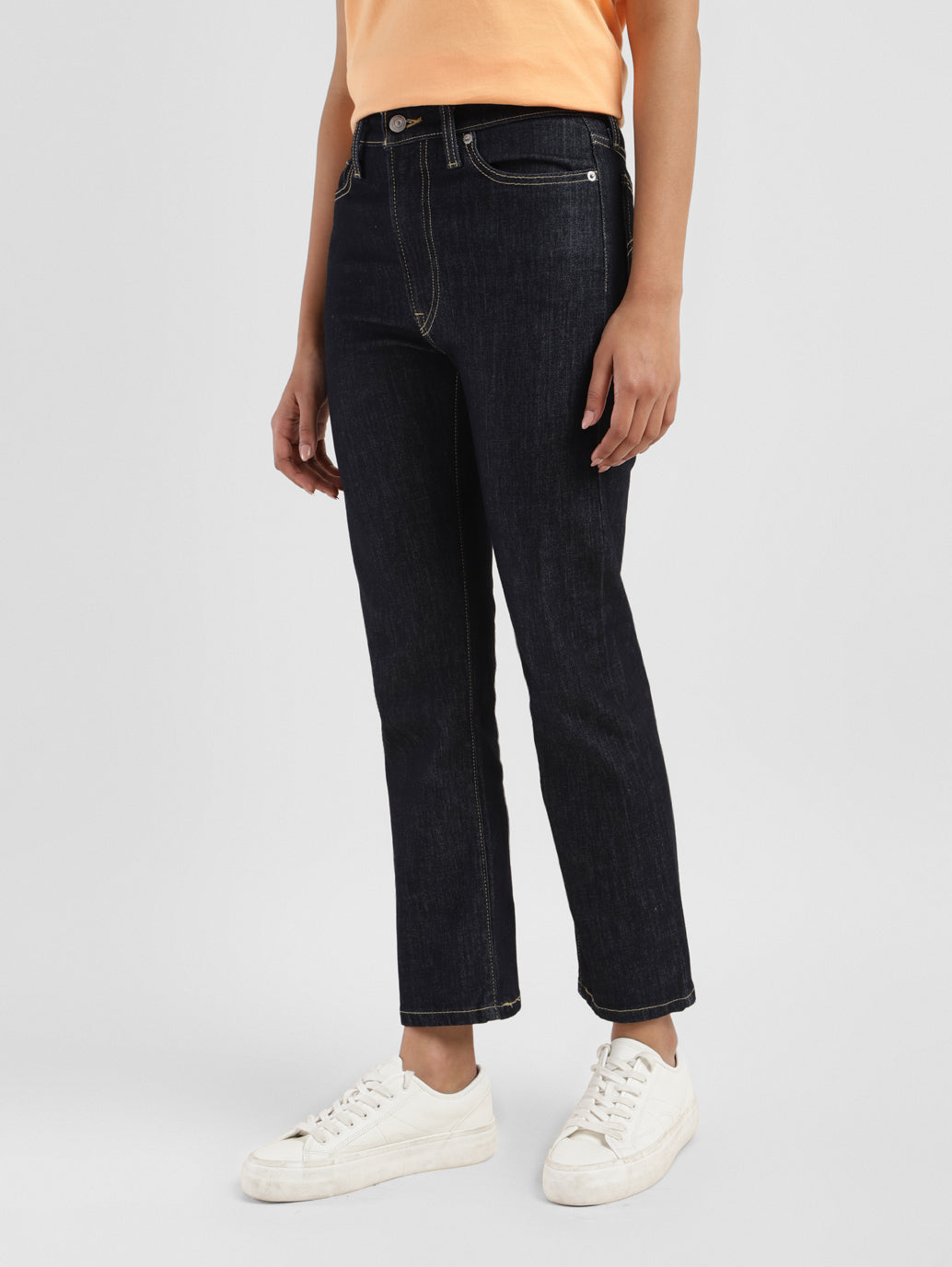 Women's Blue Wedgie Straight Fit Mid Rise Jeans - 39d5d356-7cfc-40cb-95b0-21f0da5ba099 View