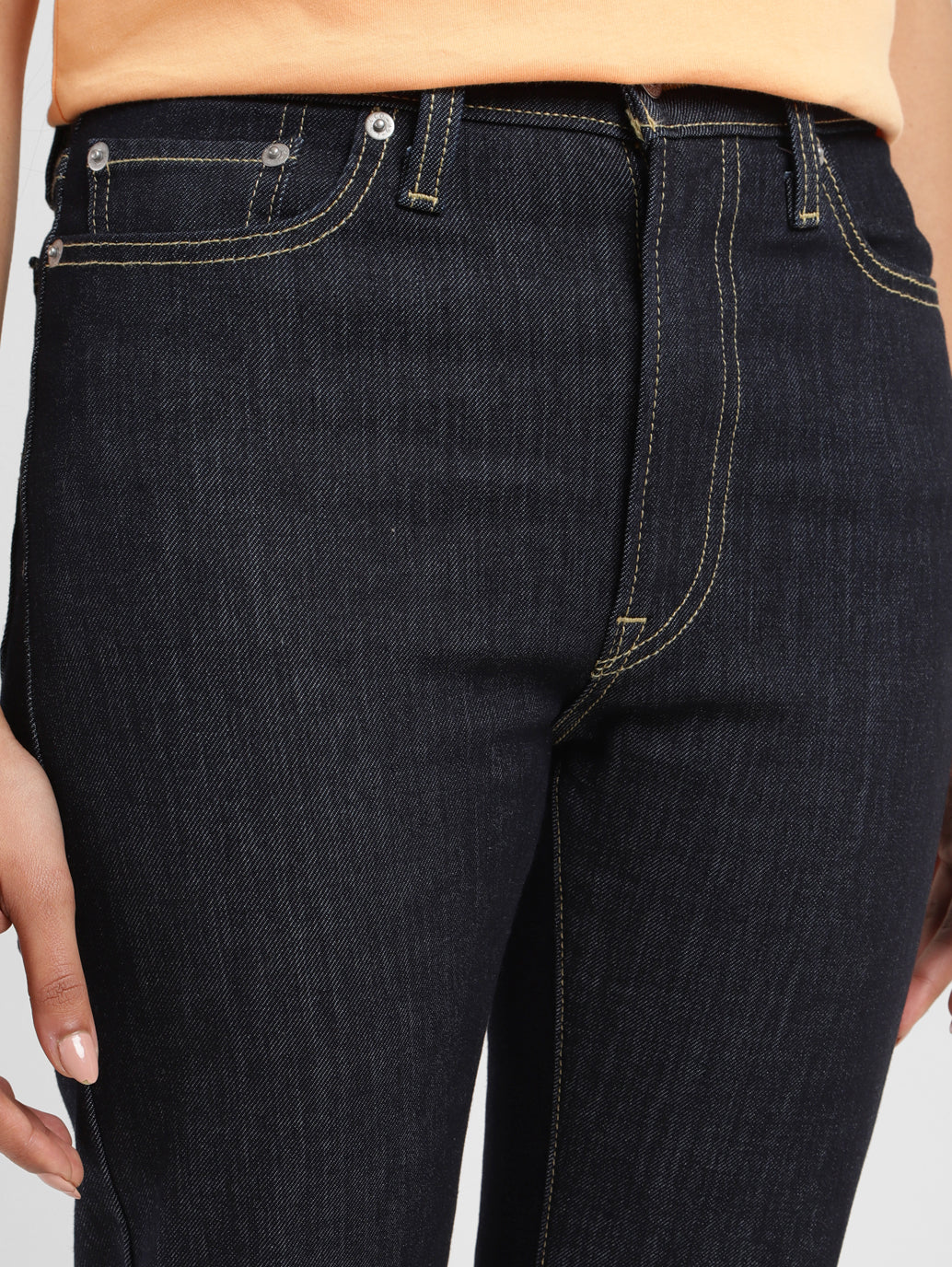 Women's Blue Wedgie Straight Fit Mid Rise Jeans - f7032828-6d16-47ac-be2f-72990617cd07 View