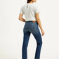 Women's Blue Wedgie Straight Fit High Rise Jeans - Back View