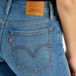 Women's Blue Wedgie Straight Fit Mid Rise Jeans - Detail View