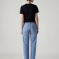 Women's Light Blue Wedgie Straight Fit Mid Rise Jeans - Back View