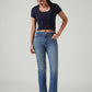 Women's Blue Wedgie Straight Fit High Rise Jeans - Styleshot View