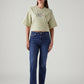 Women's Blue Wedgie Straight Fit High Rise Jeans - Front View