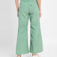 Women's Green Loose Fit High Rise Jeans - 63f6d973-d426-4cf0-8b5c-628fd76484e3 View
