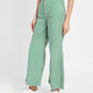 Women's Green Loose Fit High Rise Jeans - abdf8600-c596-4c22-a662-a06b52c33fa8 View
