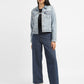 Women's Blue Loose Fit High Rise Jeans - 3a373a11-85da-4075-81df-d40885491a52 View