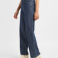 Women's Blue Loose Fit High Rise Jeans - 051d0703-dc0f-44cd-bd42-31db3770b2be View