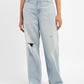 Women's Blue Loose Fit High Rise Jeans - cf65574b-4e8a-487f-b6e5-68de16e75ab0 View