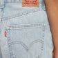 Women's Blue Loose Fit High Rise Jeans - e2a71e33-95c9-42ff-b285-7a2347cf747c View