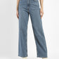 Women's Blue Loose Fit High Rise Jeans - 5480a975-9e77-4374-a848-48ab295d1e0d View