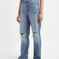 Women's Blue Loose Fit High Rise Jeans - 389ffd7e-a381-4ba5-b564-ce95cd41aa80 View