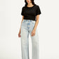 Women's Blue Loose Fit High Rise Jeans - 20 View