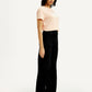 Women's Black Loose Fit High Rise Jeans - Side View