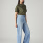 Women's Light Blue Loose Fit High Rise Jeans - Side View