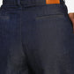 Women's Blue Pleated Loose Straight Fit High Rise Jeans - 2d718eca-c09e-4c07-a2c4-9cd9b44c84b9 View