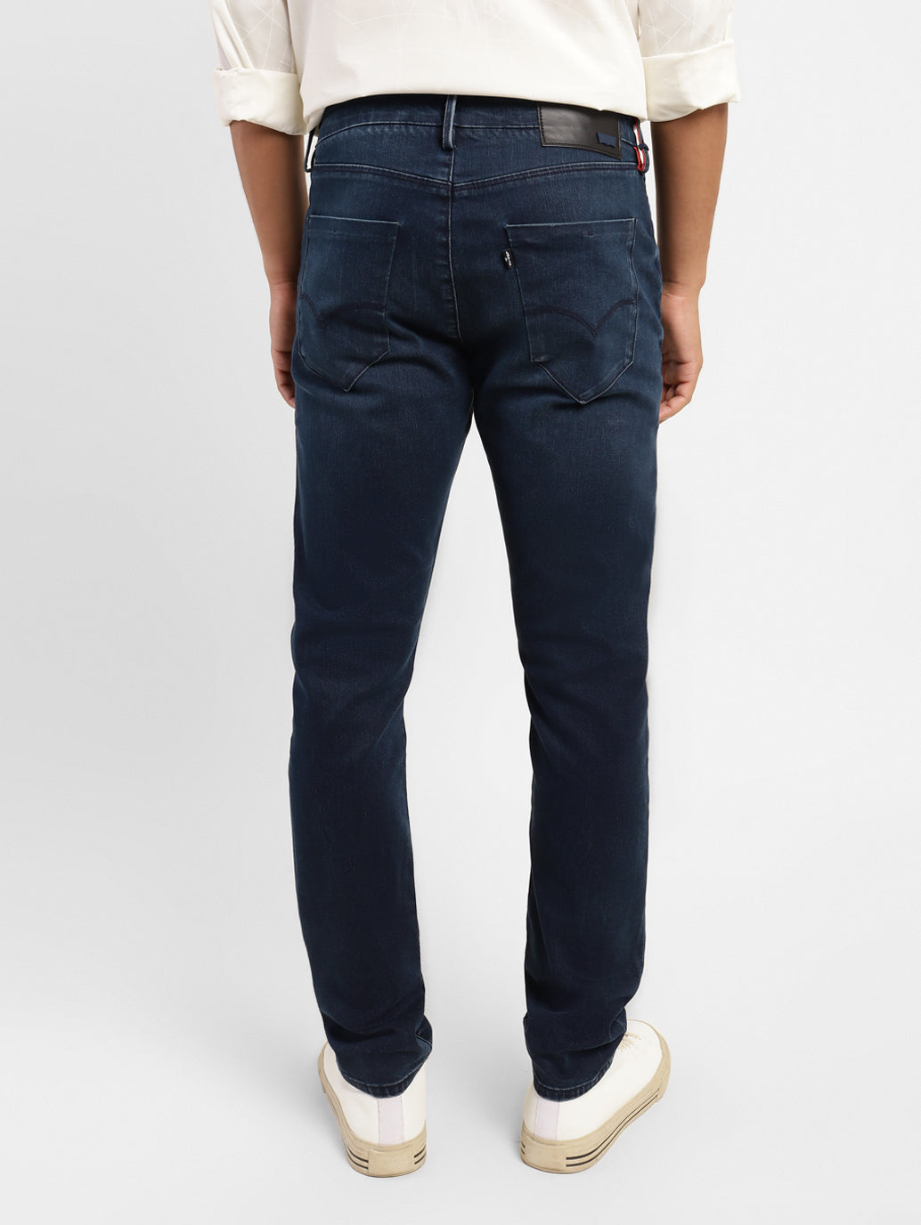 Men's Redloop 512 Blue Slim Tapered Fit Mid Rise Jeans - f2523777-c570-4207-acd2-8b2e2a8483ef View