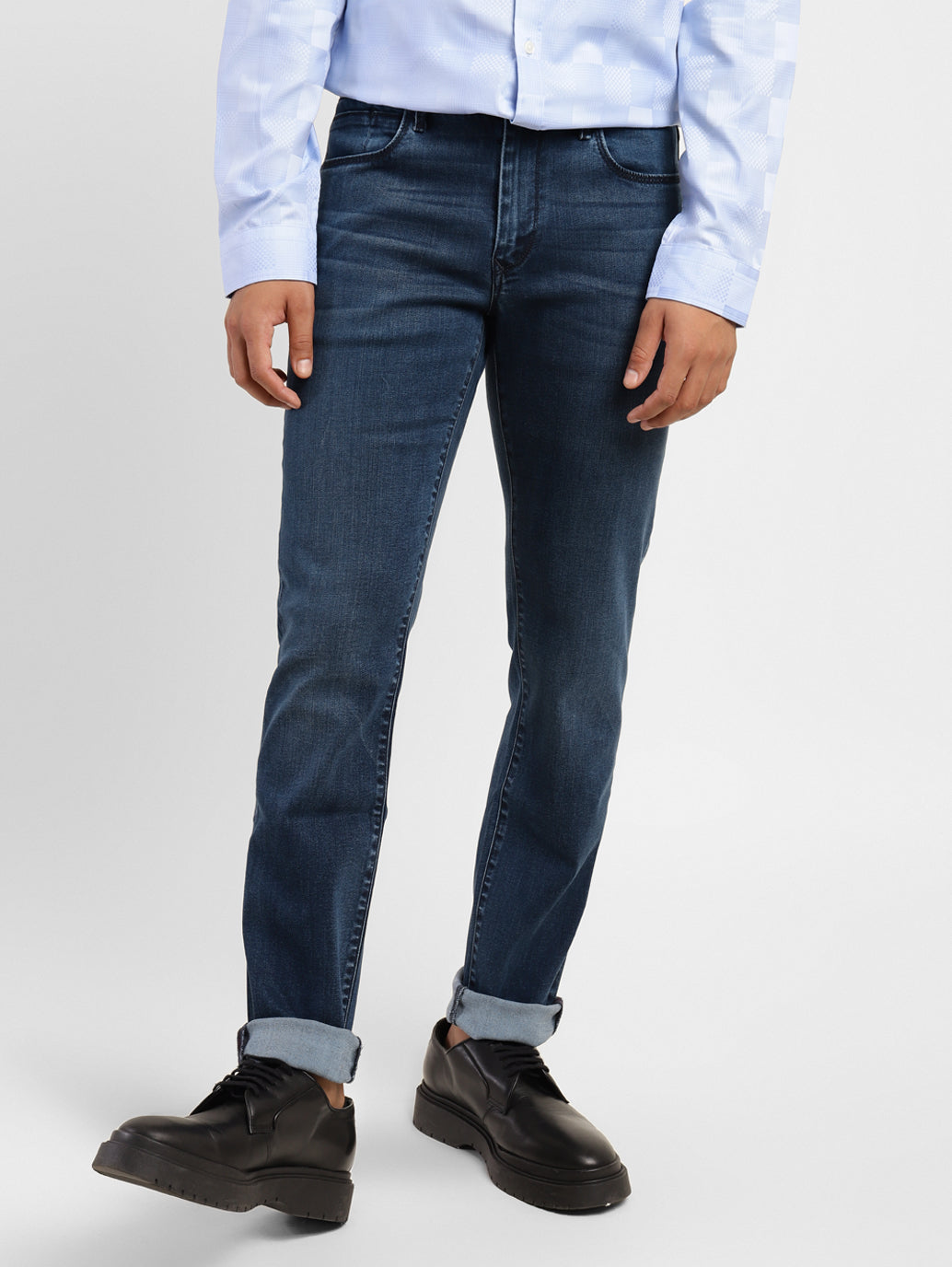 Men's 511 Blue Slim Fit Mid Rise Jeans - 7ec2b420-2669-41e9-a48d-59c81a48d88d View