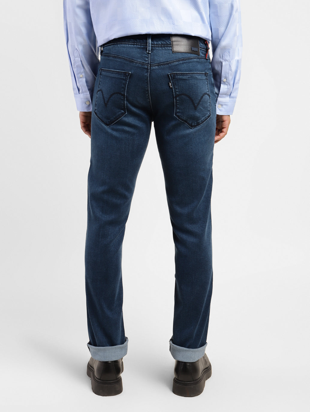 Men's 511 Blue Slim Fit Mid Rise Jeans - 5b1799f2-17e0-465b-8516-a4a2054428a7 View