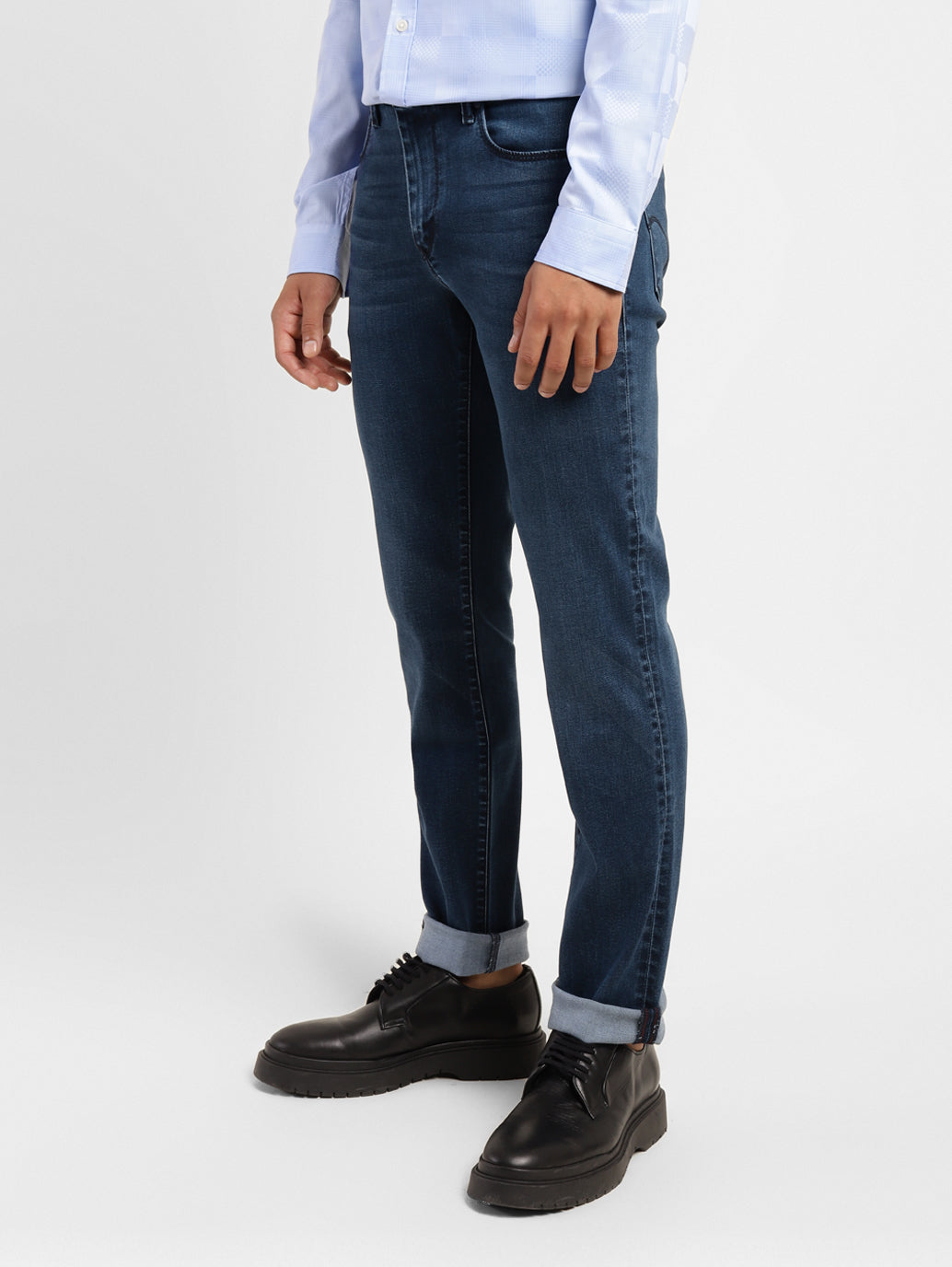 Men's 511 Blue Slim Fit Mid Rise Jeans - b3e85b5e-f110-4a1d-9f32-9b06d1f0f759 View