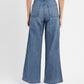 Women's Blue Wideleg Fit High Rise Jeans - 7da0a521-a028-41ae-a0cf-394b3a085148 View
