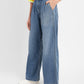 Women's Blue Wideleg Fit High Rise Jeans - 805fbc32-5b4f-48ed-af44-70568b018159 View