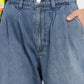 Women's Blue Wideleg Fit High Rise Jeans - ad52dc34-9d4d-4262-ac3c-90e7474dad3c View