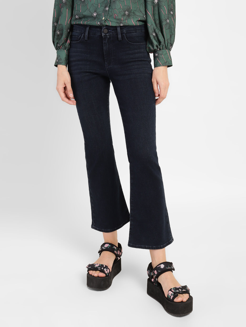 Women's 715 Blue Flared Fit Mid Rise Jeans - 2c297612-19b2-4b8e-bcfc-833c3c538cd8 View