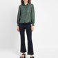 Women's 715 Blue Flared Fit Mid Rise Jeans - 61f2098a-ddf8-46cd-8e33-1ff1bd1db12b View