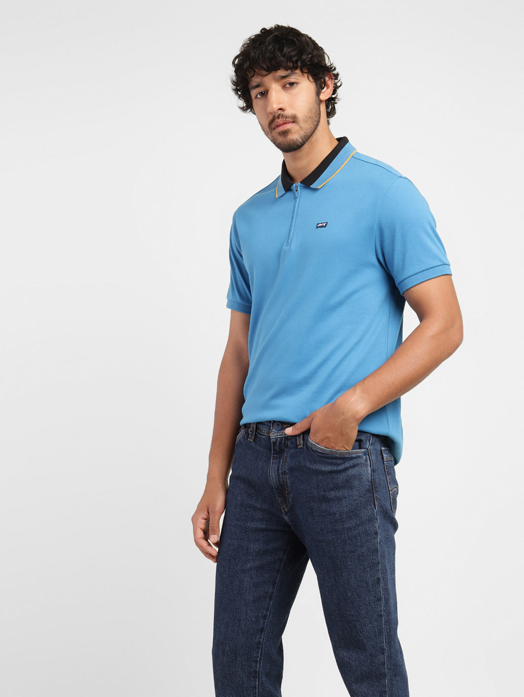 Men's Solid Polo T-shirt