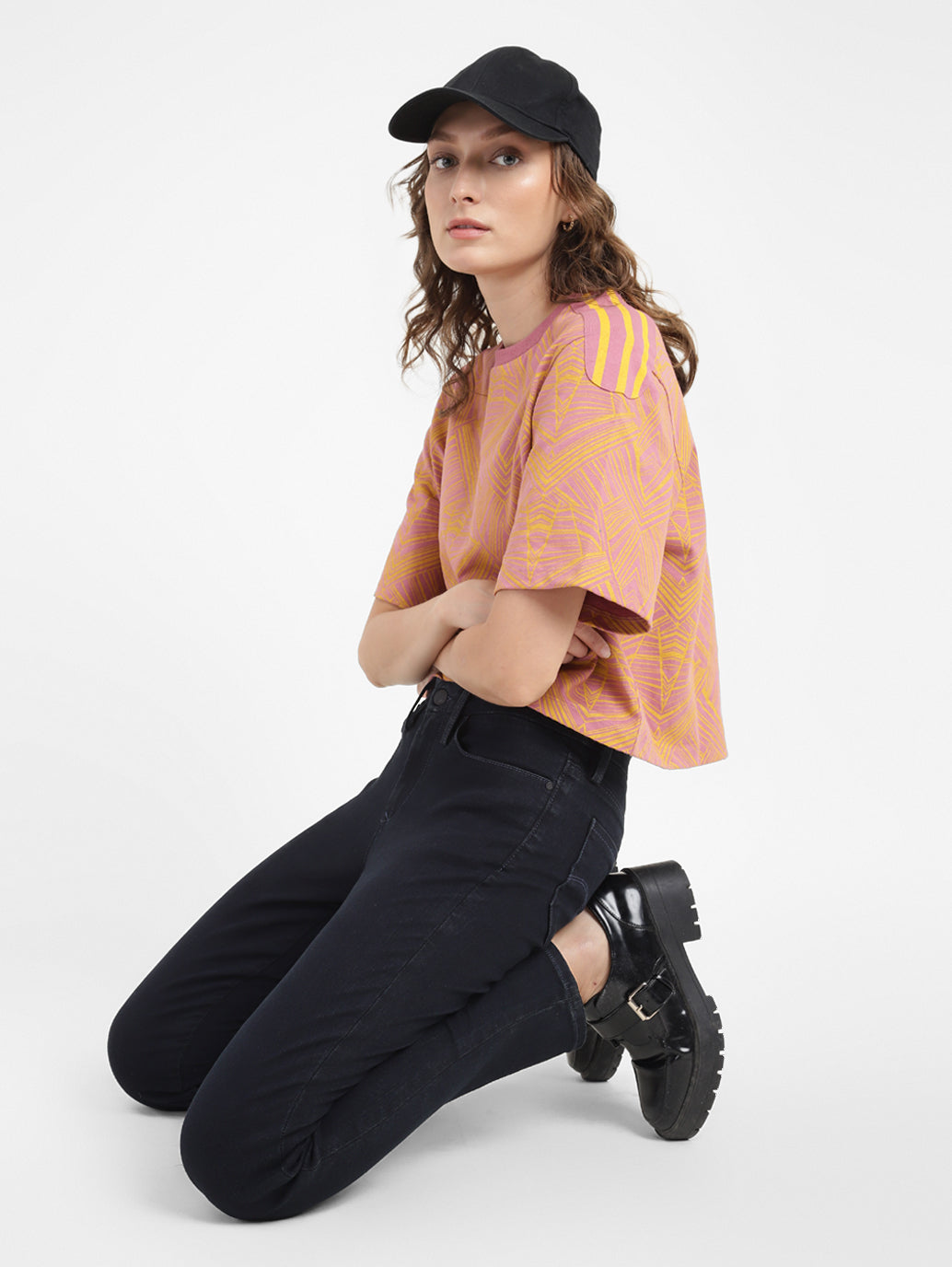 Women's 311 Black Skinny Fit Mid Rise Jeans - b3786637-576b-44fc-88d7-3366b3afc704 View