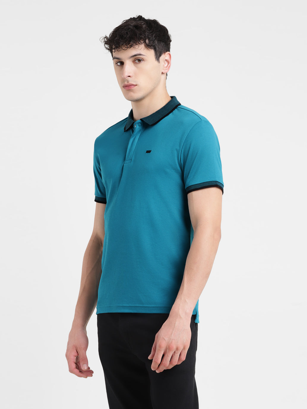 Men's Solid Polo T-shirt - e022f076-3206-449d-89a6-29752d7565e8 View