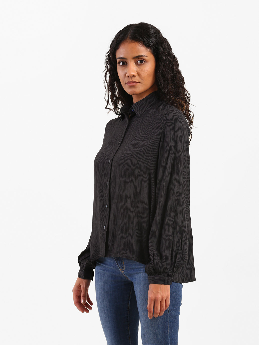 Women's Printed Relaxed Fit Shirt - 1db4cbe4-c761-4f65-924a-4b3ec8a8379a View