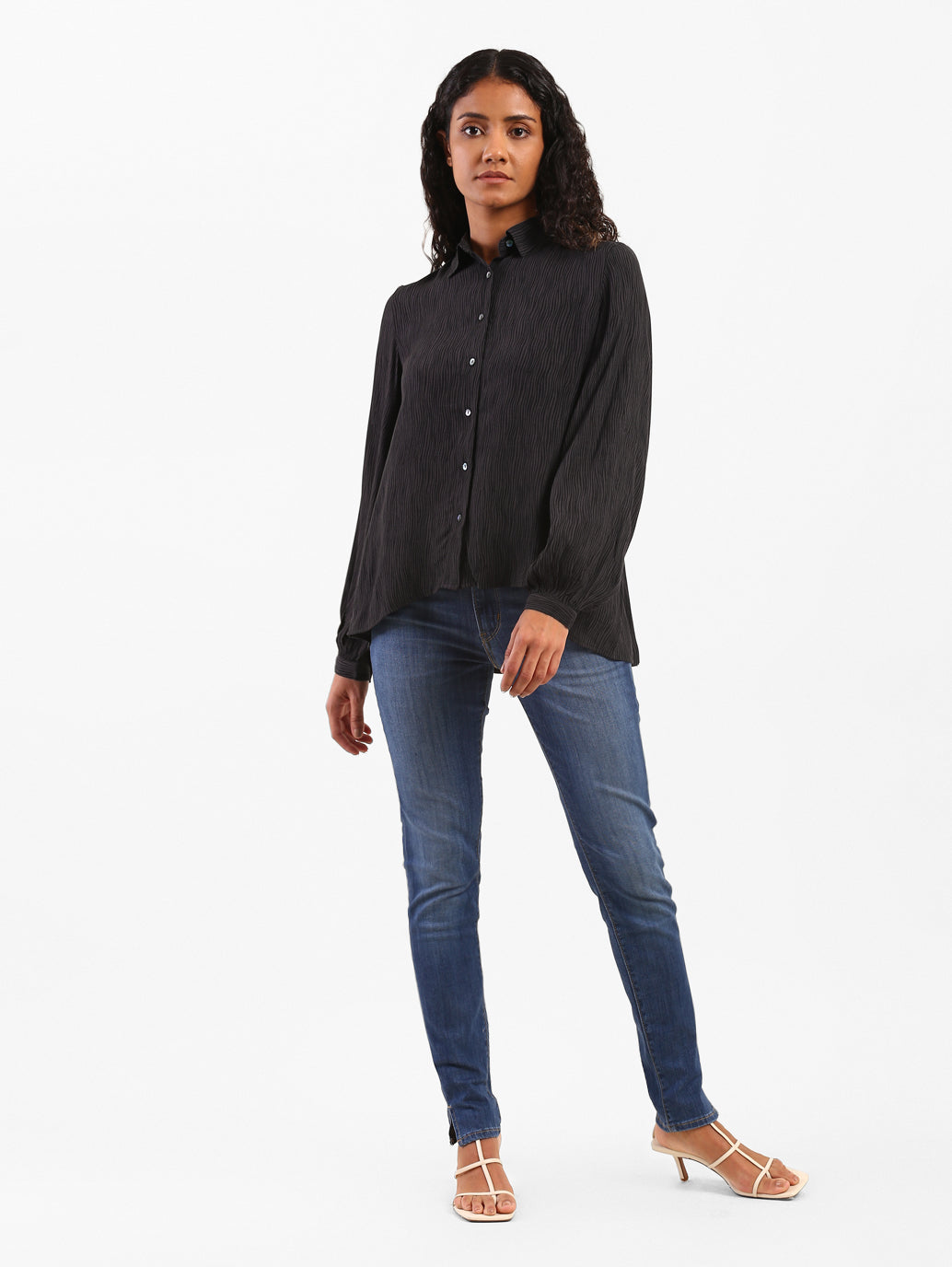 Women's Printed Relaxed Fit Shirt - 4d811a64-d6b7-420b-8242-d5211325d754 View