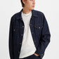 Men's Solid Spread Collar Denim Jacket - 356158a1-df8e-49ab-95bb-e49aa4fc68b1 View