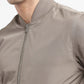 Men's Solid Collar Neck Bomber Jacket - 31cf93cb-c298-4a83-92f1-0c2d2d525f3b View